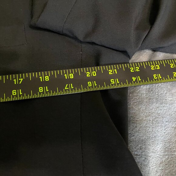 Stuart Hughes Mens Black Blazer Jacket 42R Regular Single-Breasted Two-Button - Picture 5 of 16